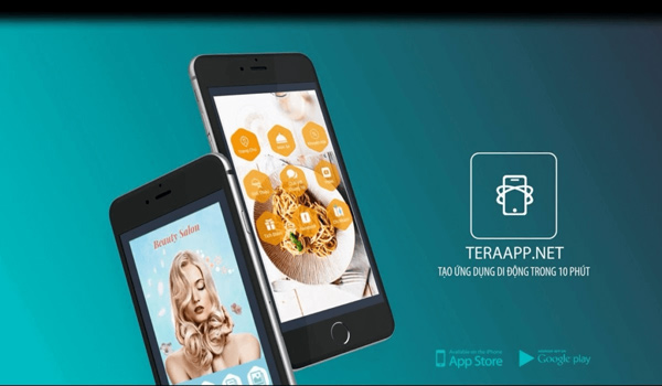 Tạo app bán hàng miễn phí bằng teraapp.net