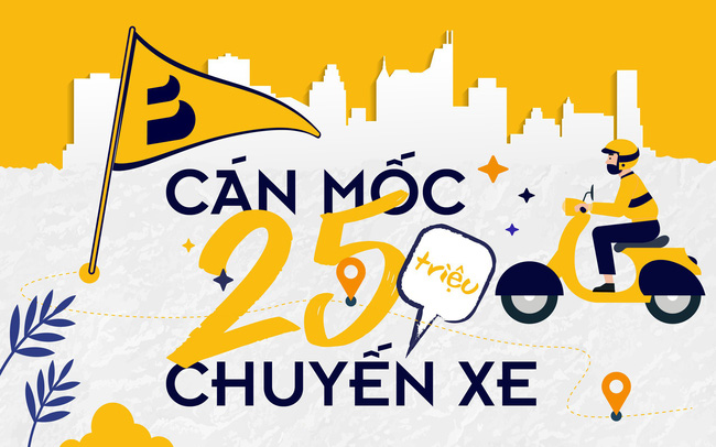 Ứng dụng gọi xe be cán mốc 25 triệu chuyến xe