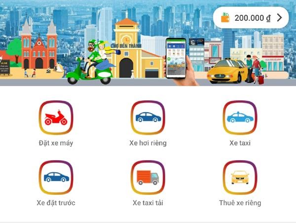 app gọi xe mới nhất GV-Taxi