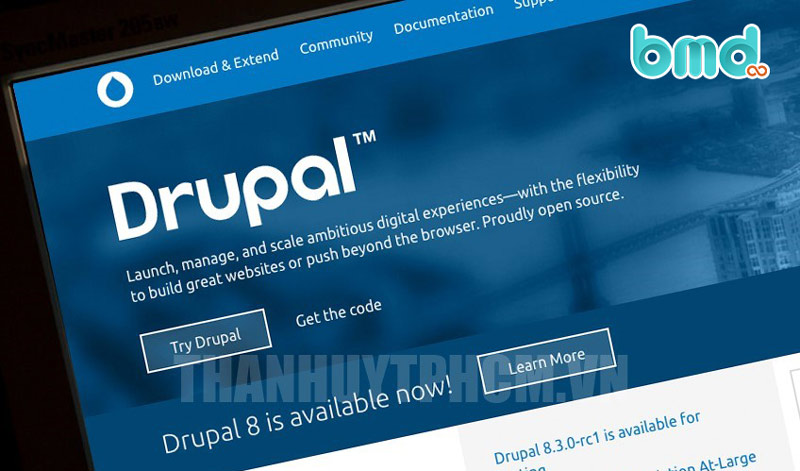 Phần mềm mã ngồn mở thiết kế web Drupal
