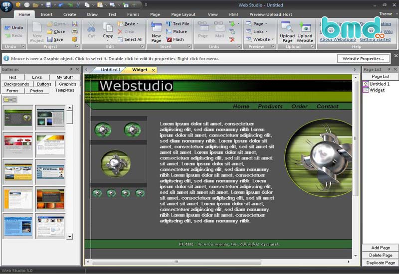 Phần mềm Webstudio