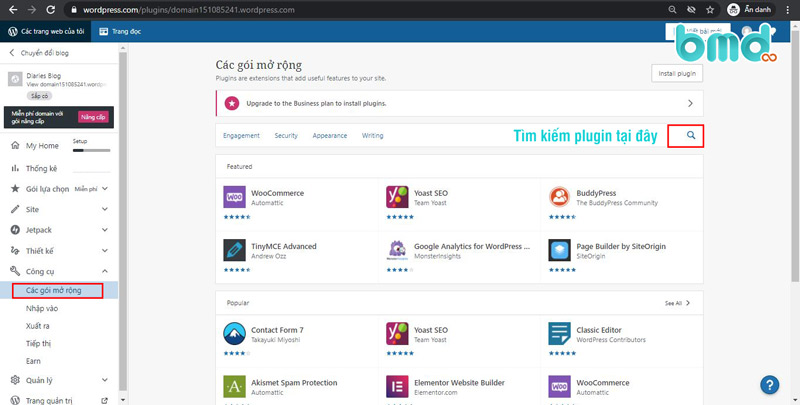 Cài plugin cho web bán hàng