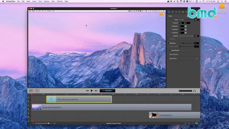 Phần mềm quay màn hình ScreenFlow