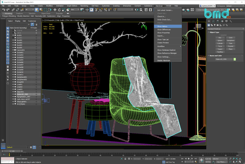 Phần mềm thiết kế nhà 3DS Max