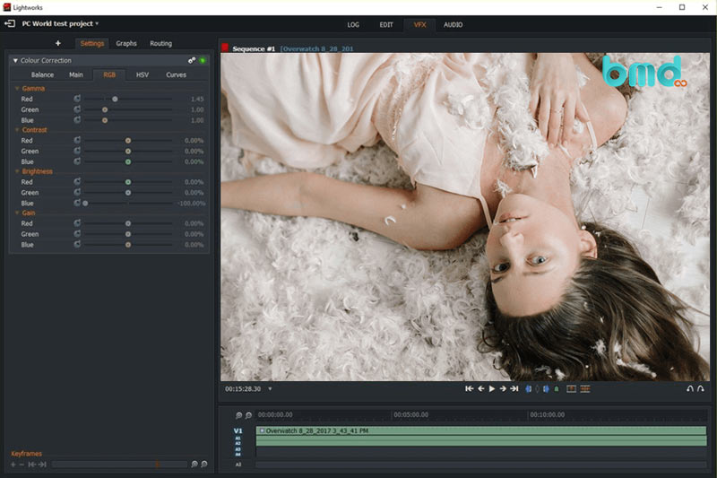 Phần mềm edit video Lightworks