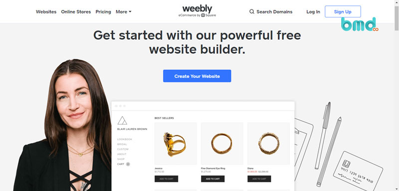 Tạo website bán hàng miễn phí trên weebly