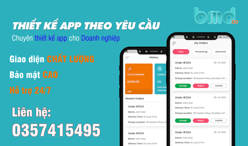 Công ty thiết kế phần mềm quản lý đơn hàng