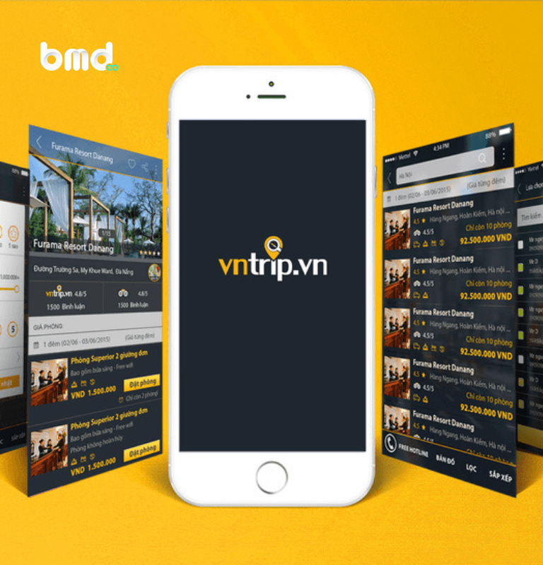 App đặt phòng khách sạn VNTrip