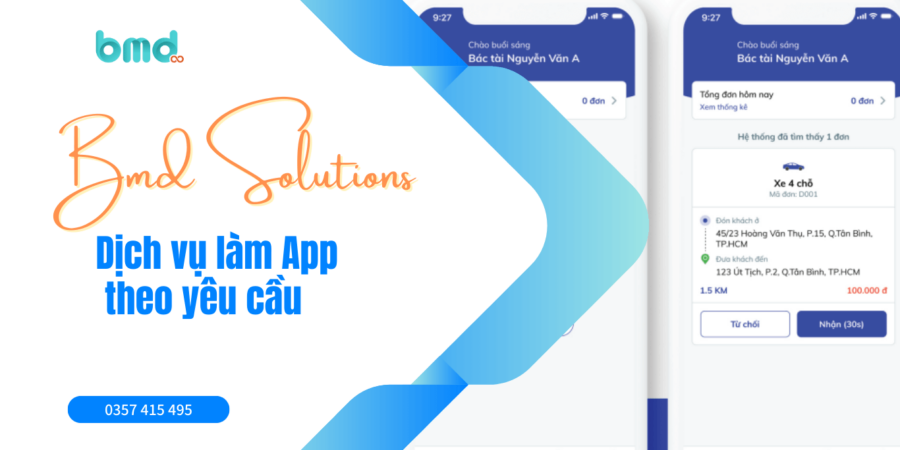 Dịch vụ làm App theo yêu cầu – BMD Solutions