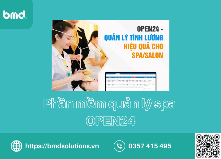 Phần mềm quản lý spa Open24