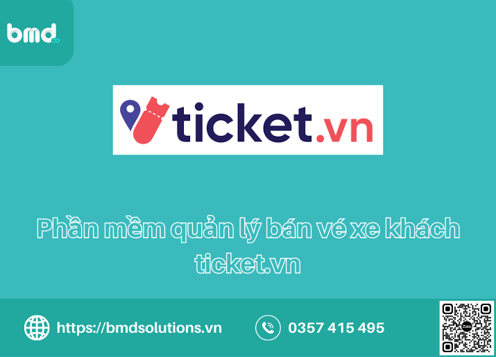 Phần mềm quản lý bán vé xe khách vticket