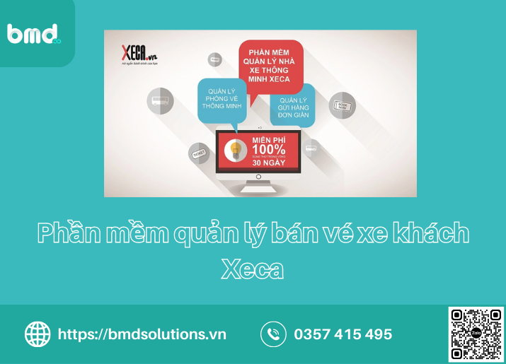 Phần mềm quản lý bán vé xe khách xeca