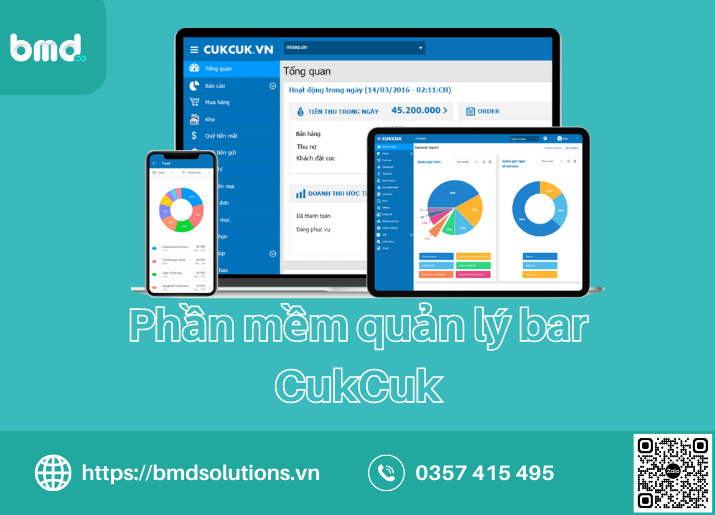 Phần mềm quản lý bar CukCuk