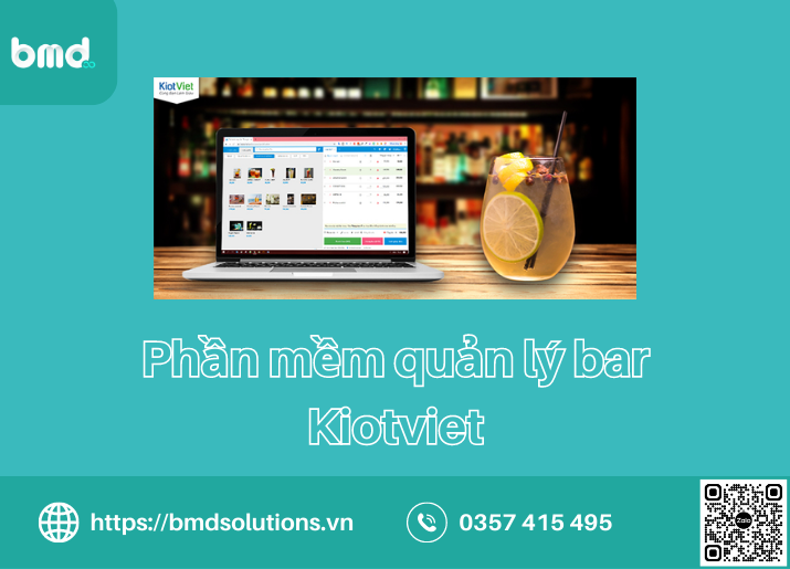 Phần mềm quản lý bar Kiotviet