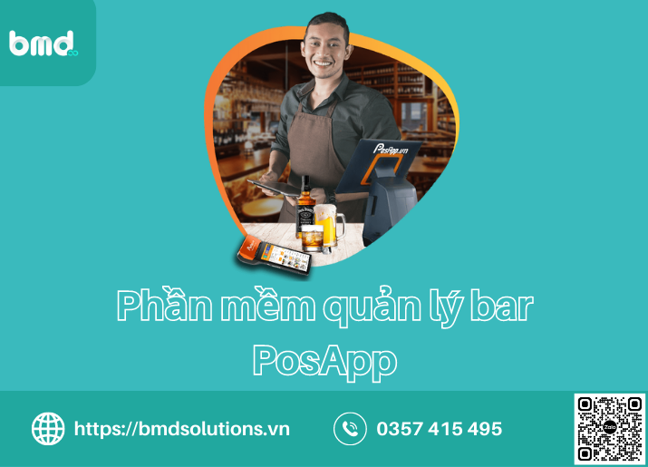 Phần mềm quản lý bar PosApp