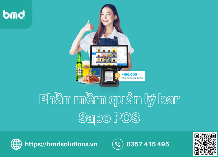 Phần mềm quản lý bar Sapo POS