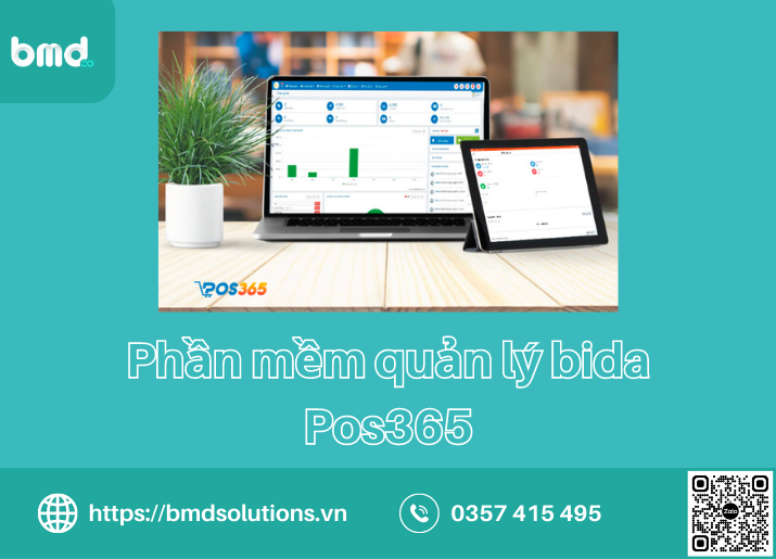 Phần mềm quản lý quán bida Pos365