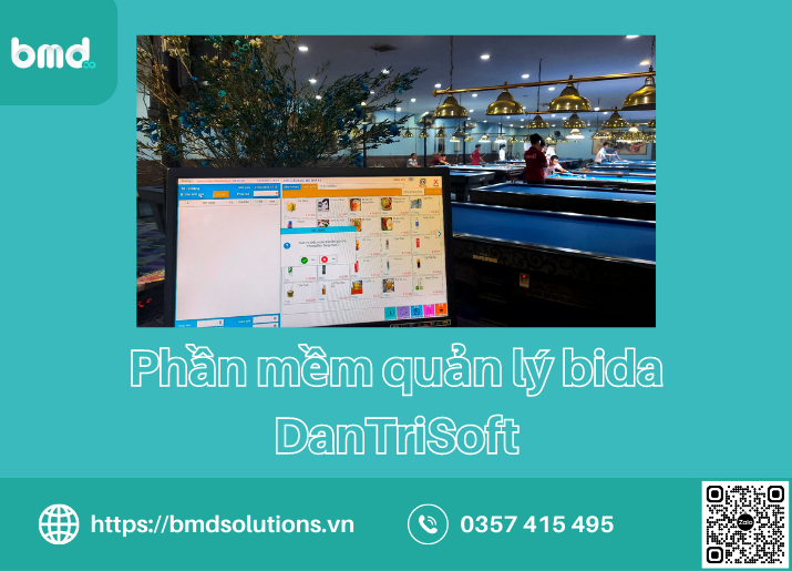 Phần mềm quản lý quán bida DanTriSoft