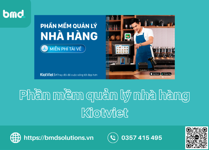 Phần mềm quản lý nhà hàng KiotViet