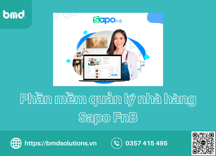 Phần mềm quản lý nhà hàng Sapo FnB