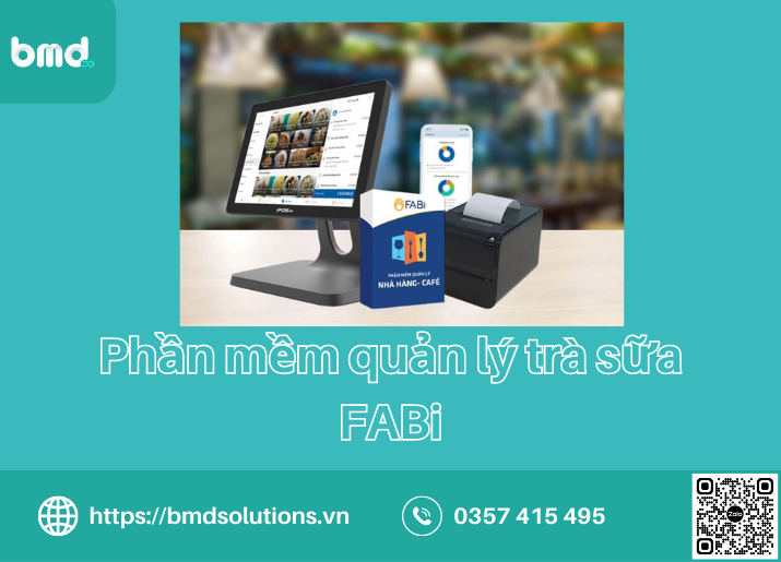 Phần mềm quản lý quán trà sữa FABi