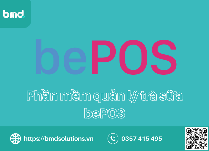 Phần mềm quản lý quán trà sữa bePOS