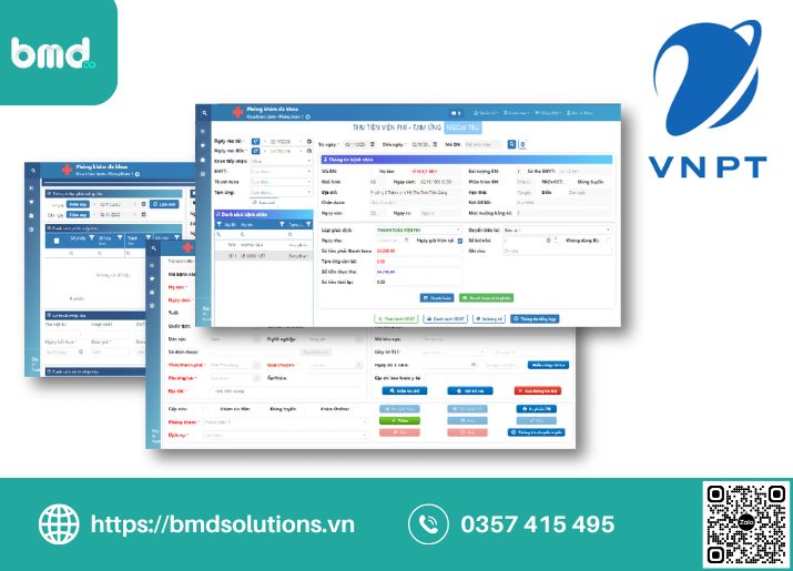 Phần mềm quản lý, điều hành phòng khám VNPT Home & Clinic (ảnh sưu tầm)