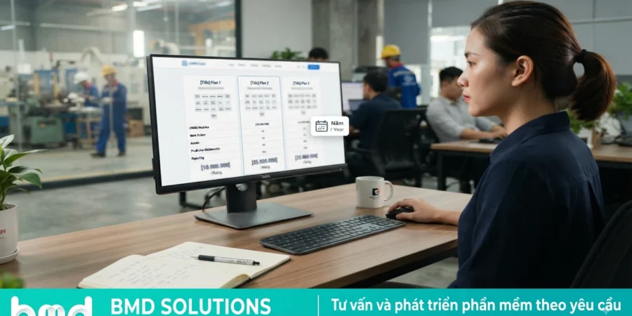 Bảng giá, chi phí gia hạn phần mềm CMMS hàng năm tại BMD