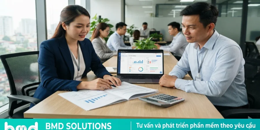 Chi phí lập trình phần mềm quản lý sản xuất theo yêu cầu là bao nhiêu?