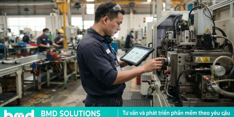 Hệ thống quản lý thiết bị nhà máy theo yêu cầu: Giải pháp CMMS tùy chỉnh cho doanh nghiệp sản xuất