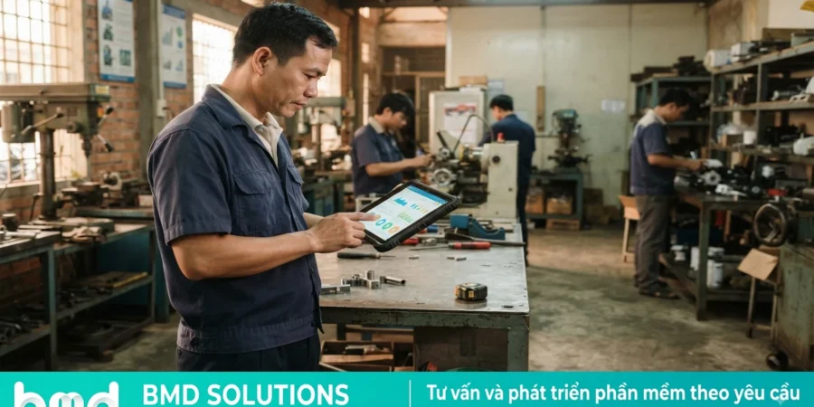 Phần mềm MES cho doanh nghiệp sản xuất vừa và nhỏ (SME)