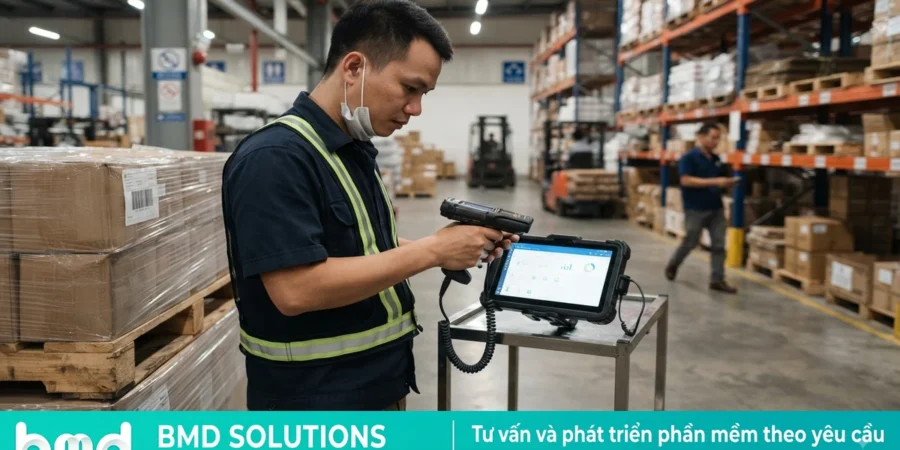Phần mềm quản lý kho nguyên vật liệu cho nhà máy sản xuất