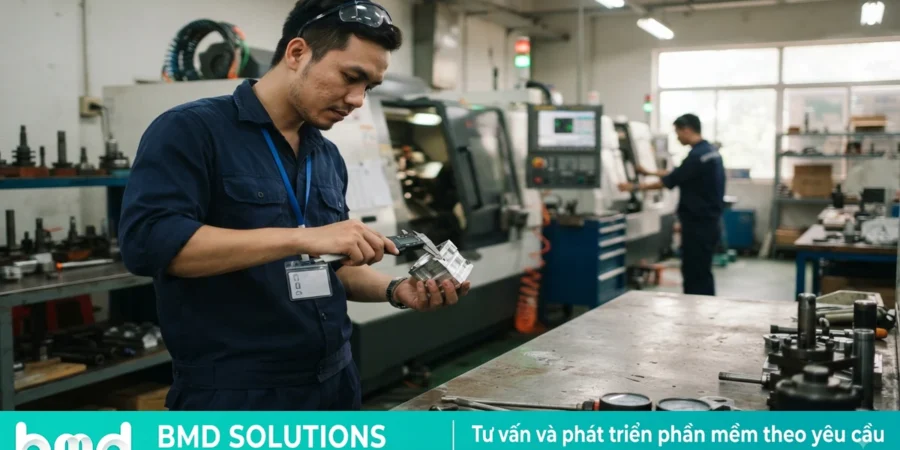 Phần mềm quản lý sản xuất ngành cơ khí, gia công chính xác