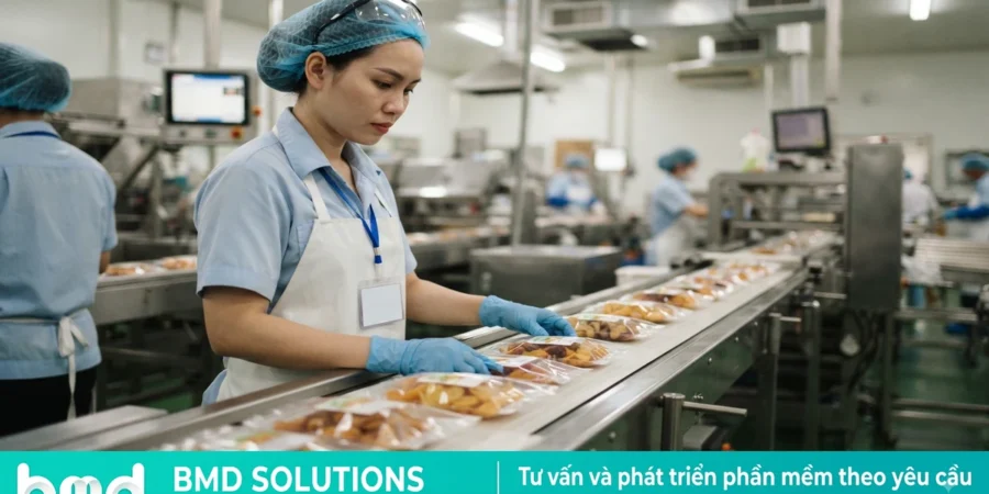 Phần mềm quản lý sản xuất ngành thực phẩm, đồ uống chế biến