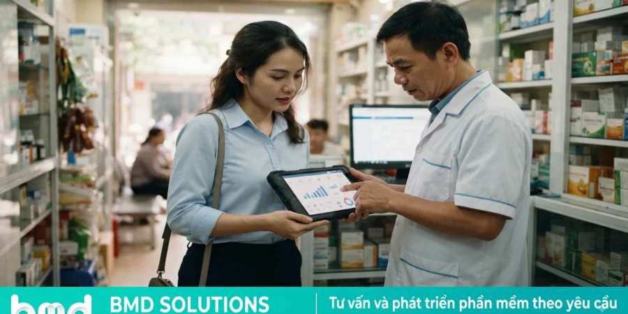 Phần mềm DMS ngành vật liệu xây dựng: Quản lý đại lý, công trình theo khu vực