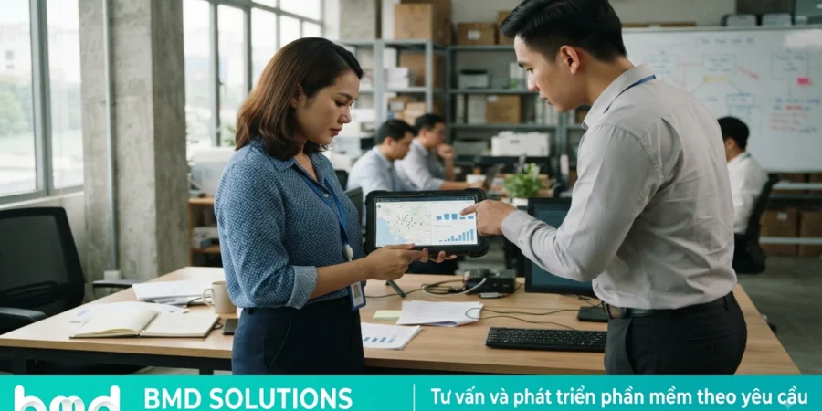 Nhân viên bán hàng đi tuyến nhưng công ty không biết đã ghé điểm bán nào: Phần mềm DMS giải quyết ra sao?