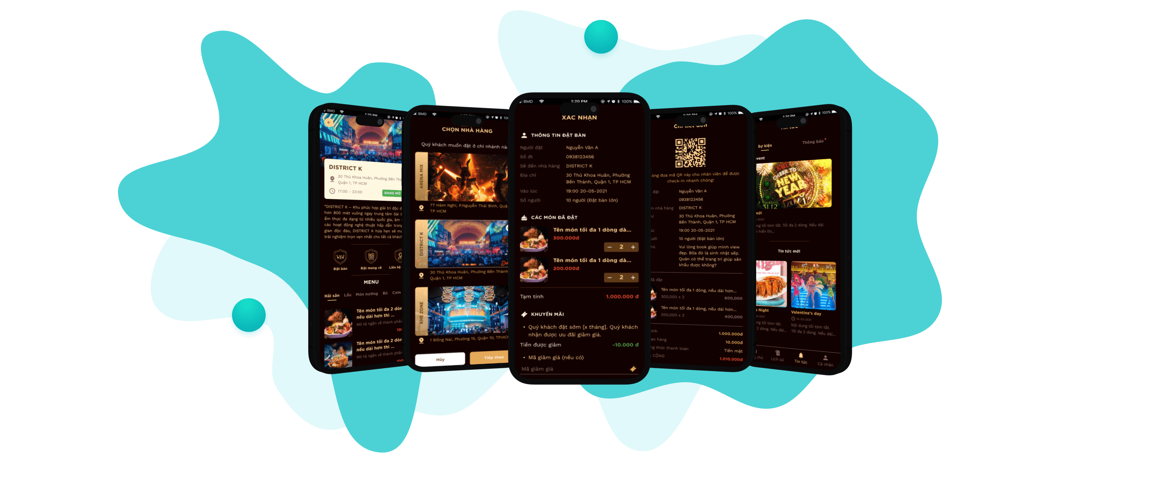 Thết kế app đặt món ăn